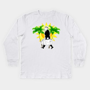 Passenger to the tropics Kids Long Sleeve T-Shirt